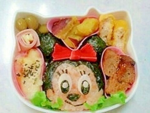 ミニーのお弁当！キャラ弁当